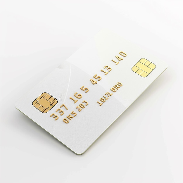 A close-up shot of a credit card with 