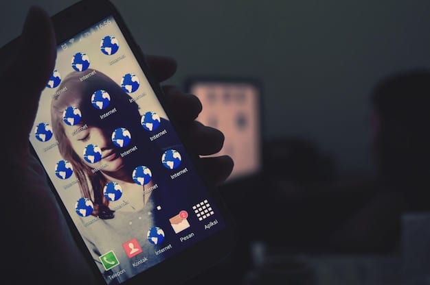 A collage of different social media icons (Twitter, Facebook, Instagram) surrounding a smartphone displaying a notification about a new episode release of a streaming drama.