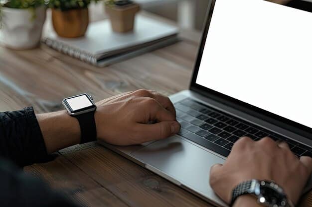 A close-up shot of a person's laptop screen displaying a synchronized watch party platform interface, with the drama playing in the main window and a chat box visible on the side, where friends are actively typing messages.