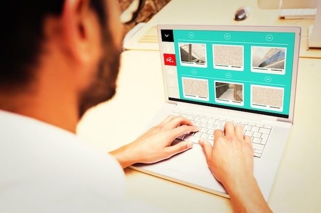 A person reviewing multiple websites and articles on their computer, comparing the quality and accuracy of different episode recaps.