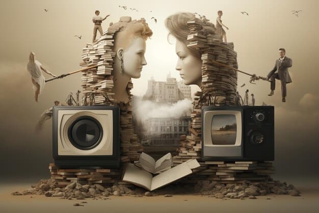 A split image showing a scene from the episode side-by-side with text annotations highlighting key details, symbolism, or character motivations that might be missed on a first viewing.