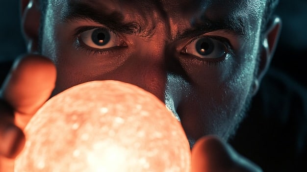 A close-up shot of the lead character, showcasing a mix of determination and vulnerability in their eyes. The lighting is soft, emphasizing their emotional depth.