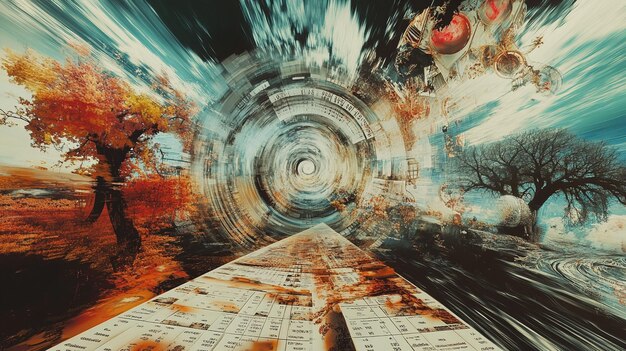 A graphic illustration of a classic storytelling arc (exposition, rising action, climax, falling action, resolution), with annotations highlighting key elements like plot twists and turning points.