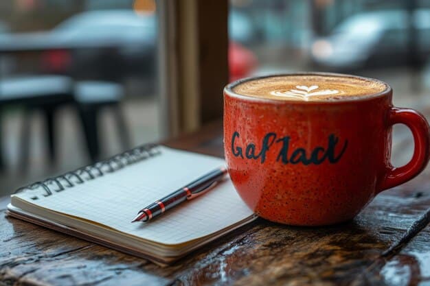 A close-up shot of a script with the title 'Netflix Original' highlighted and a director's coffee mug next to it, representing the early stages of a greenlit project.