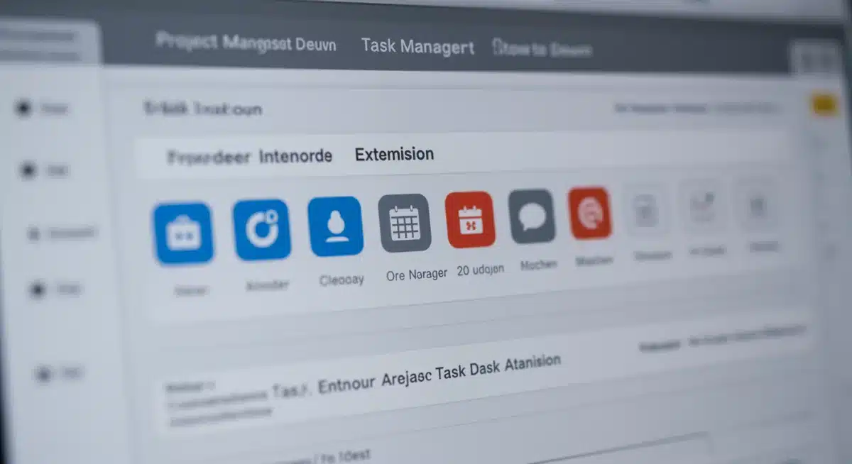 Browser extensions icons on a web browser toolbar