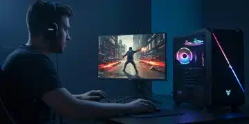 Gamer optimizing advanced PC game settings for higher FPS in 2026
