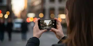 Woman capturing pro-level photos with smartphone camera hacks