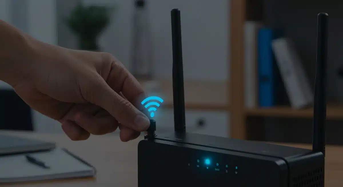 Adjusting Wi-Fi router antennas for better signal