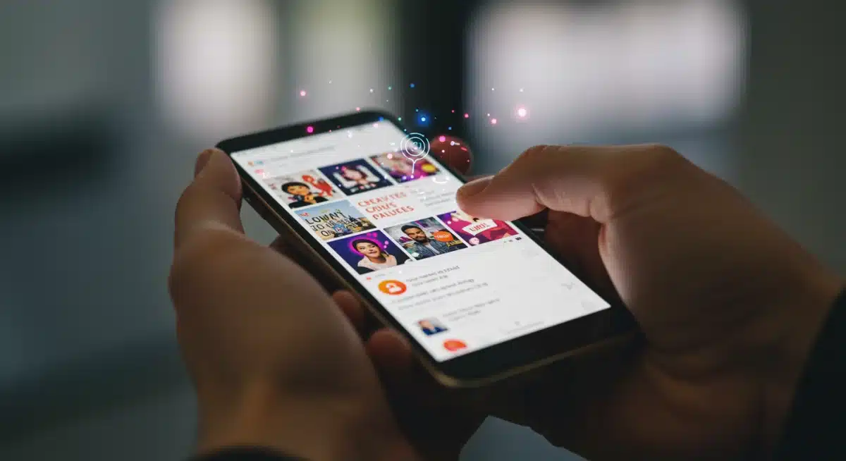 Smartphone displaying engaging youth internet challenges