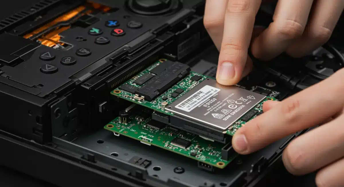 Installing an SSD into a gaming console to improve load times