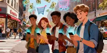 People using smartphones to earn cash back rewards in 2026