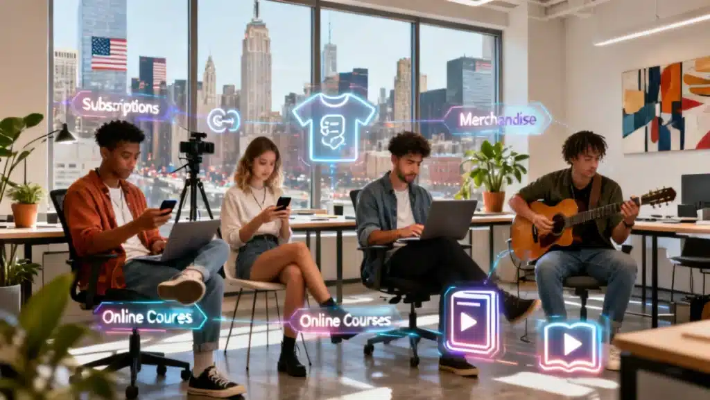 Creator Economy Shifts: 10% More Creators Diversifying Income by 2026