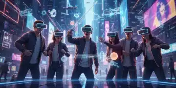 Gaming's Next Big Thing: 3 Metaverse Platforms to Watch in Late 2026 Gamers exploring a futuristic metaverse platform with VR headsets